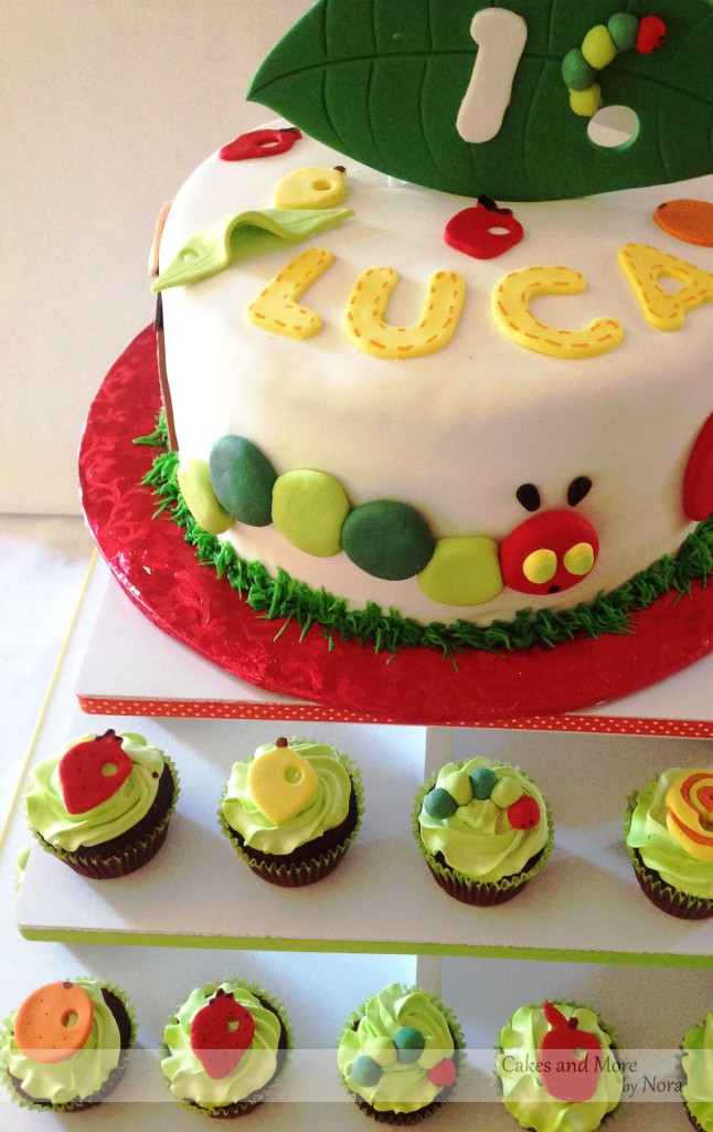 very hungry caterpillar cake 4