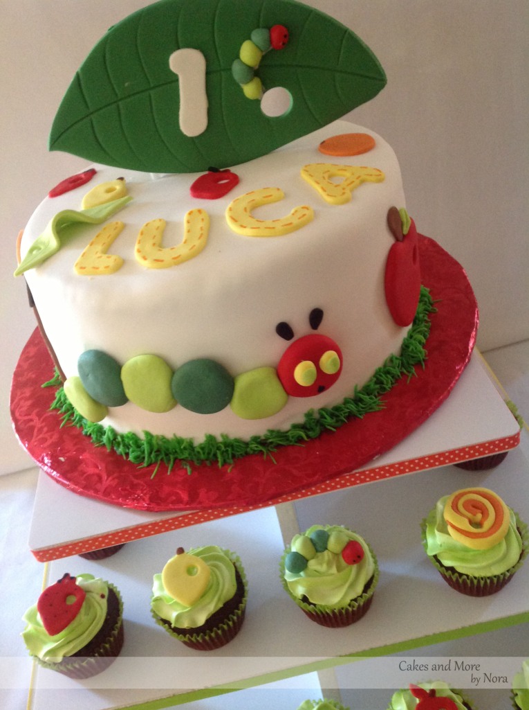 very hungry caterpillar cake 5