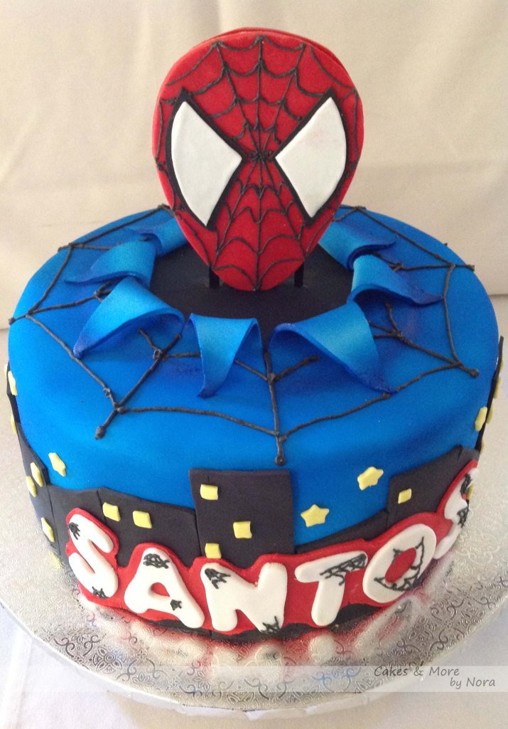spiderman cake single